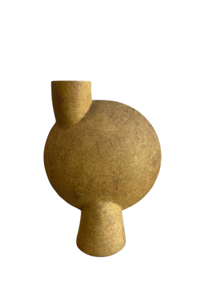 earthen ocher vase