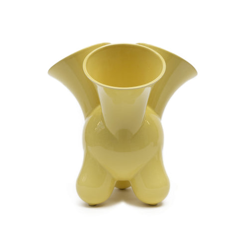 doodle vase yellow