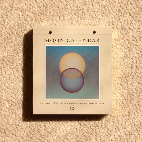 Moon phase calendar illustration