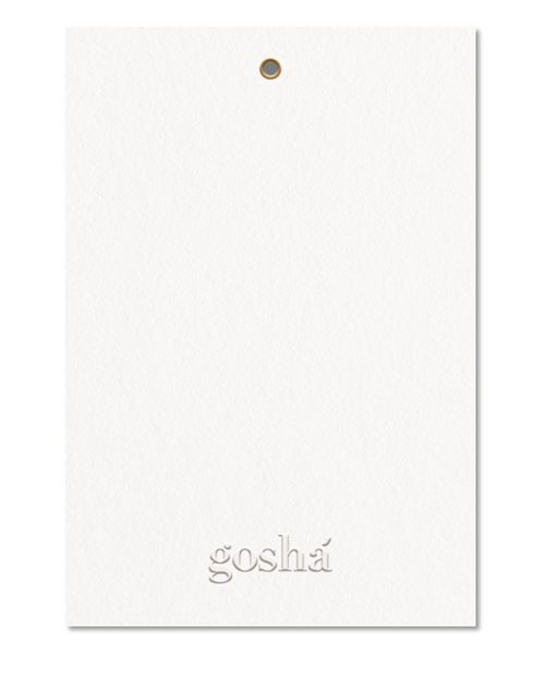 Blank luxury notecard from Gosha Flowers