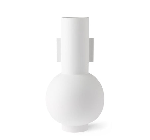 matte white vase large